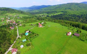 Działka Stryszawa Hucisko z lotu ptaka