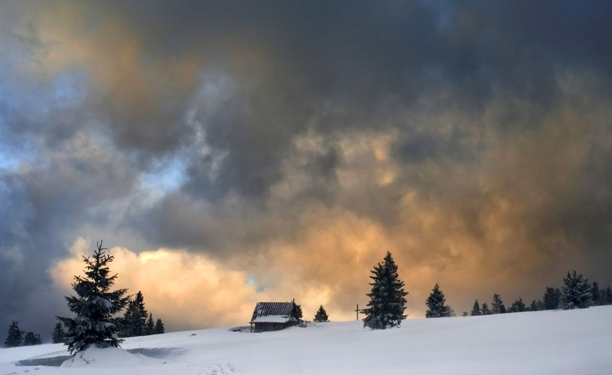 Epickie chmury nad Krawculą