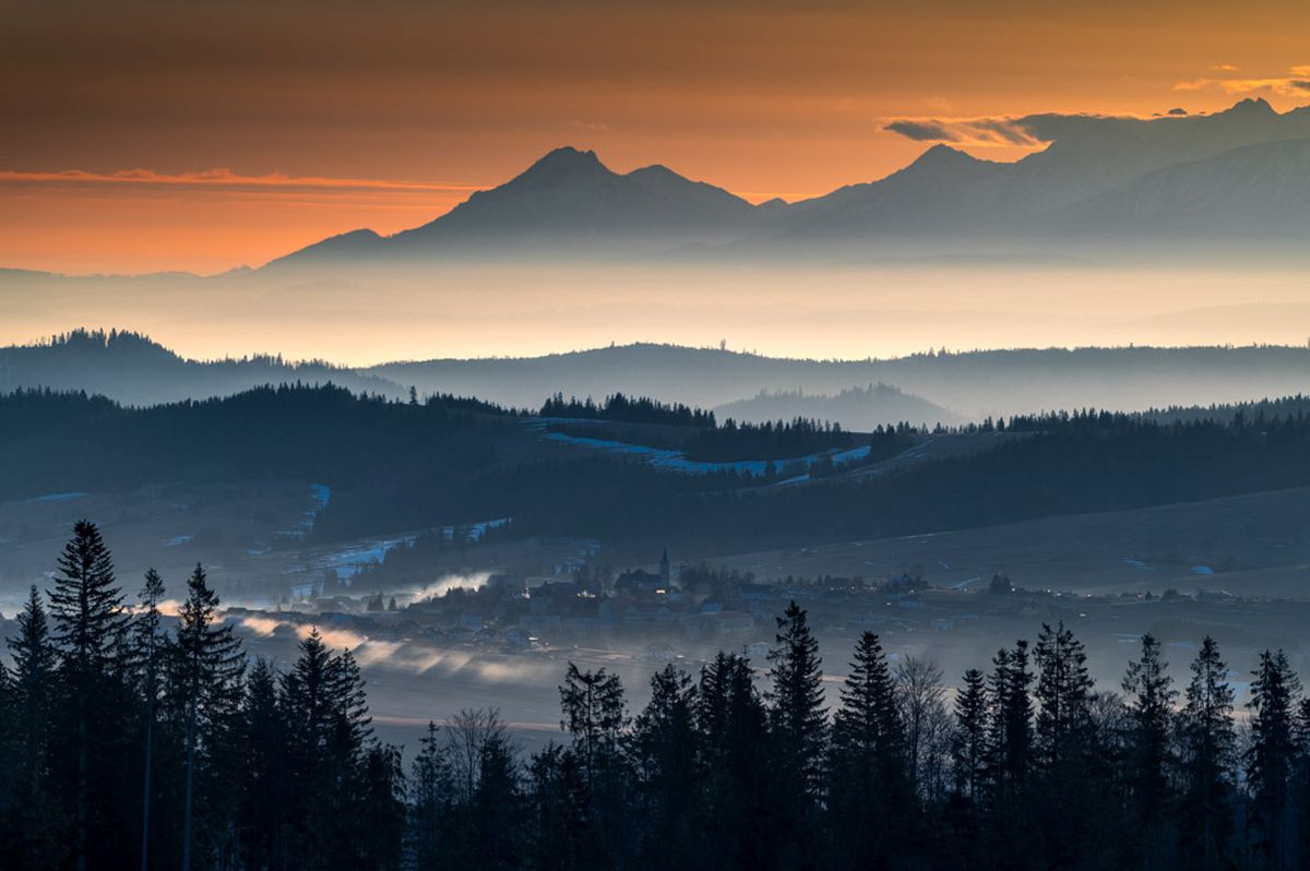 Tatry bielskie o poranku