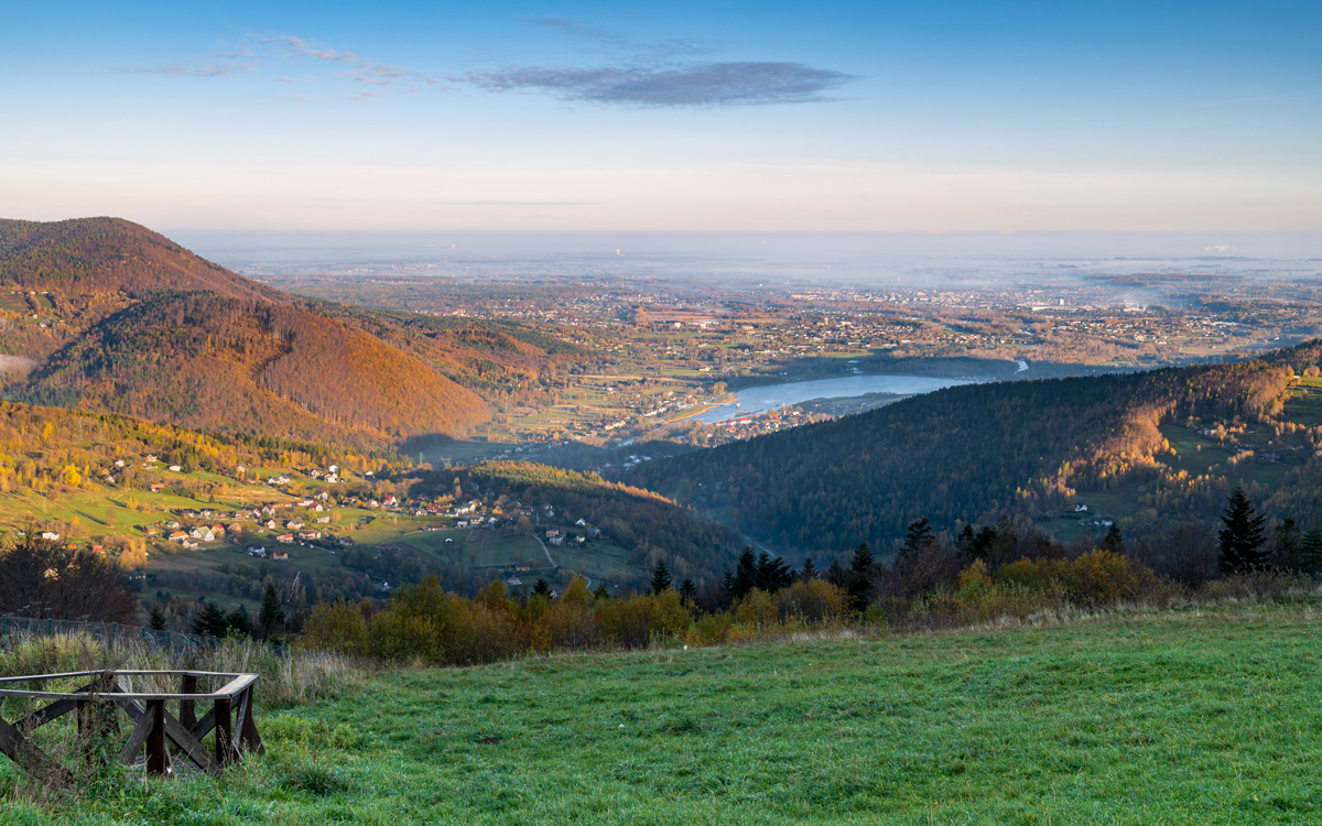 widok z żaru na północ