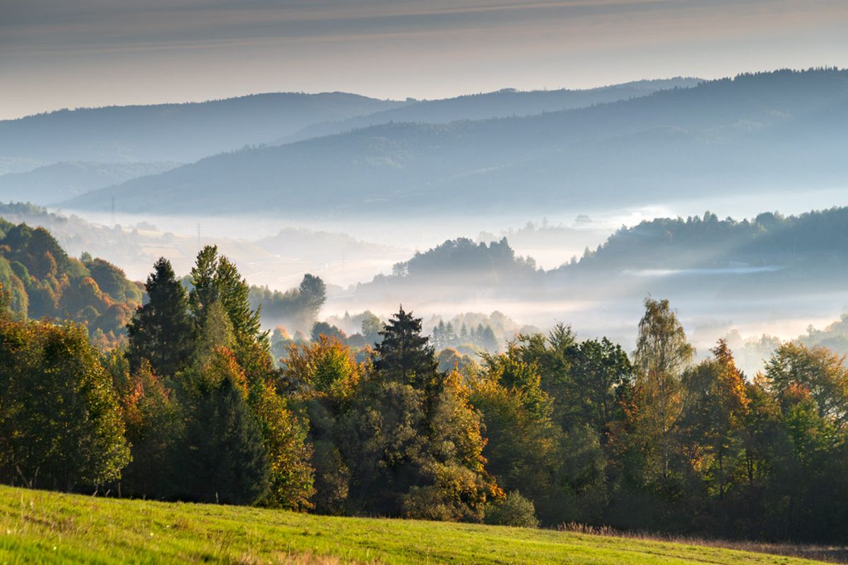 widok ze wzniesień nad Lalikami