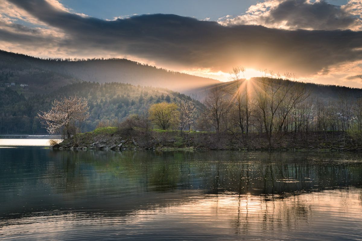 Wiosna i Jezioro Międzybrodzkiego